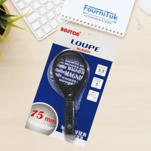 Loupe Boston 75MM | Grossissement 2,5x & 5x | Racket Style