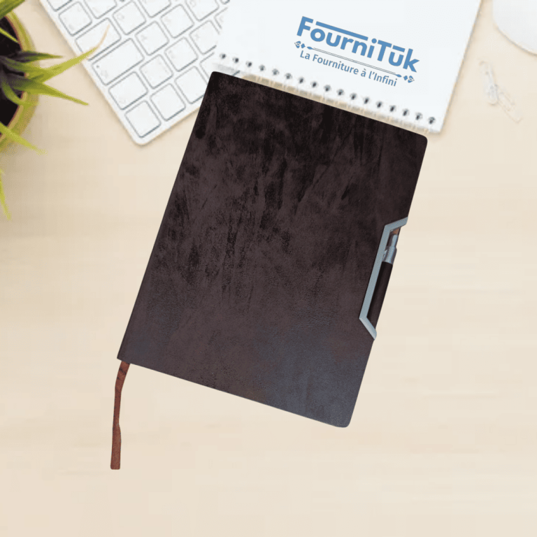 Note Book Format Agenda A5 avec Stylo | Couverture Rigide & Papier de Qualité