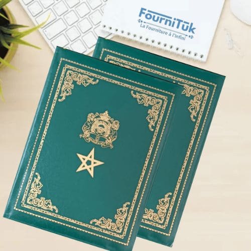 Porte-Signature Artisanal en Simili – Vert