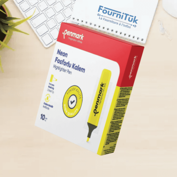 Fosforlu – Surligneur Néon Jaune | Unité