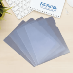 Paquet de 10 Pochettes Coin Transparentes A4 – Office Line
