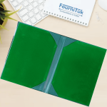 Porte-Signature Artisanal en Simili – Vert