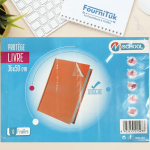 Protège-Livre Adhésif 36cm x 50cm | Lot de 10 Feuilles Transparentes Résistantes