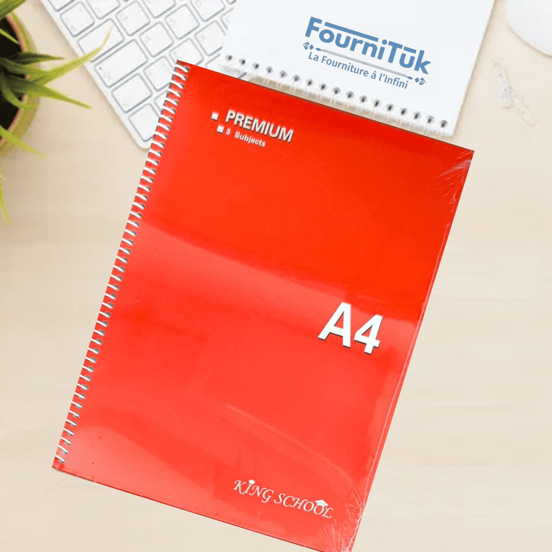 Registre Premium A4 – 5 Sujets | 300 Pages | KING OFFICE RTF-06
