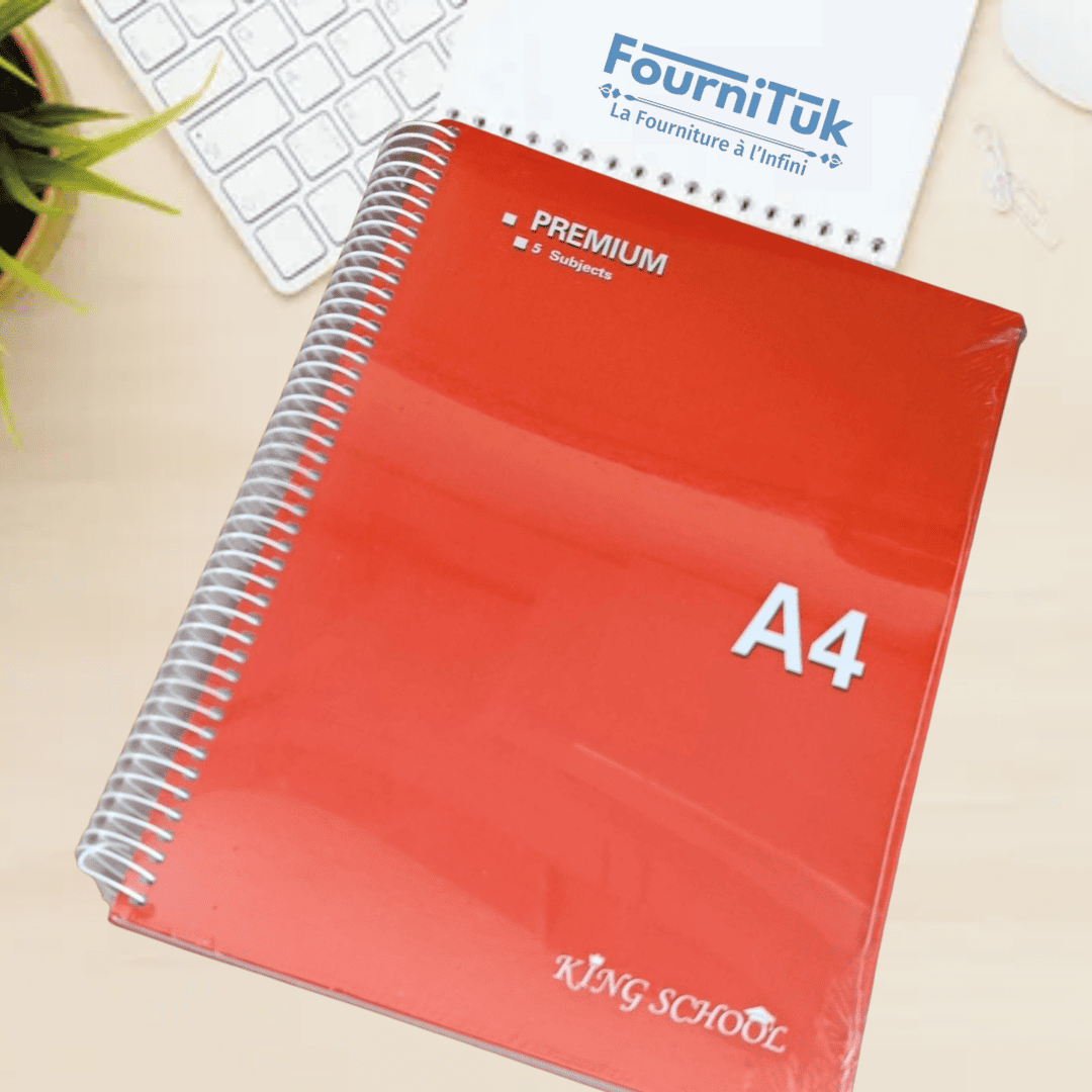 Registre Premium A4 – 5 Sujets | 300 Pages | KING OFFICE RTF-06