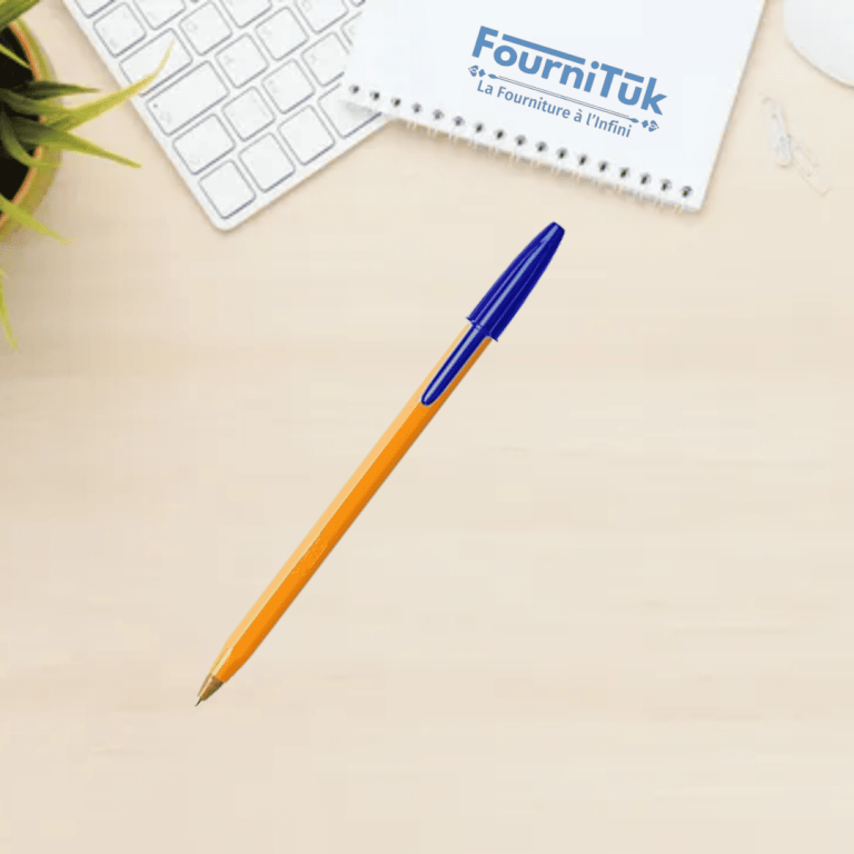BIC Orange Original – Stylos-Bille Pointe Fine 0,8 mm – Bleu