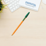 BIC Orange Original – Stylos-Bille Pointe Fine 0,8 mm – Vert