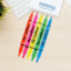 Pochette de 5 Surligneurs Fluorescents FLEXOFFICE | Double Pointe 4mm & 1mm | Couleurs Vives