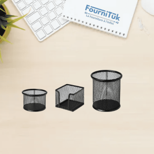 Ensemble de Bureau en Métal Noir – CROWN 840N