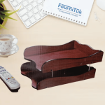 Panier à Courrier Double en Bois – HUIXING WOODEN PRODUCTS
