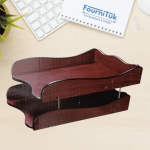 Panier à Courrier Double en Bois – HUIXING WOODEN PRODUCTS