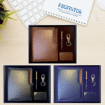 Coffret VIP 0205 || Agenda / Notebook Premium 16×22 cm avec Accessoires