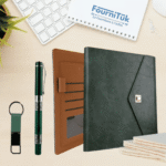 Coffret VIP 1011 || Agenda Premium 352 Pages – Similicuir Luxe avec Stylo & Porte-clé