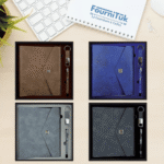 Coffret VIP 1011 || Agenda Premium 352 Pages – Similicuir Luxe avec Stylo & Porte-clé