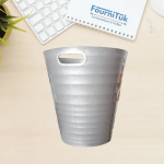 Poubelle Petit Modèle Gris ARK || Corbeille à Papier en Plastique 16L