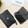 Cartable en Cuir Porte-Documents || Multipoche avec Fermeture