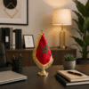 Drapeau Marocain 25 cm || Avec Socle