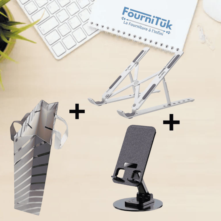 Support Téléphone + Support Tablette + Sachet Cadeau