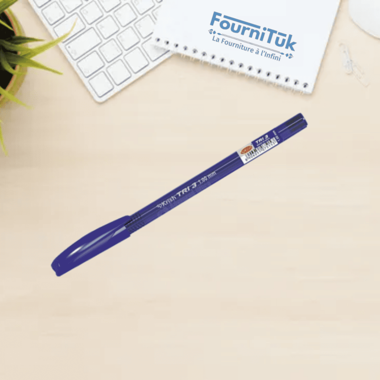 Stylo à bille pointe 1.0 mm Bleu KRISH TRI-3