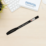 Stylo à bille pointe 1.0 mm Noir KRISH TRI-3 || Écriture fluide et confortable