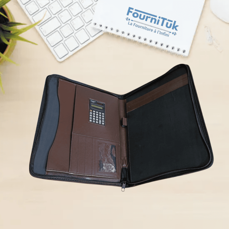Porte documents en Similicuir || Multifonctions & Multipoche avec Zip