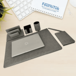 Parure Ensemble de Bureau en Similicuir – 6 Pièces || Ensemble de Bureau Similicuir de Luxe – 6 Pcs