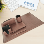 Parure Ensemble de Bureau en Similicuir – 6 Pièces || Ensemble de Bureau Similicuir de Luxe – 6 Pcs