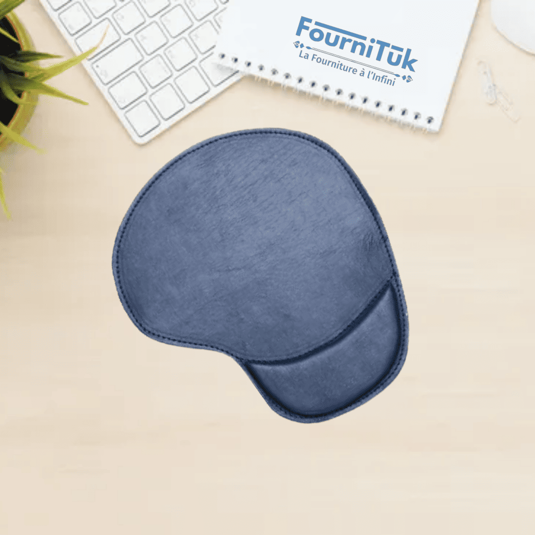Tapis de Souris en Similicuir avec Calculatrice Intégrée