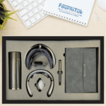 Coffret VIP 6 – Agenda Prestige 16x22 cm + Accessoires Premium | Idée Cadeau Entreprise