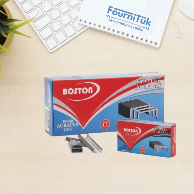 Agrafes 24/6 Chrome BOSTON || Fixation Durable & Qualité Professionnelle