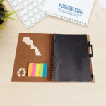 Carnet de Notes Écologique WE-069 avec Stylo – Motif Carte du Maroc