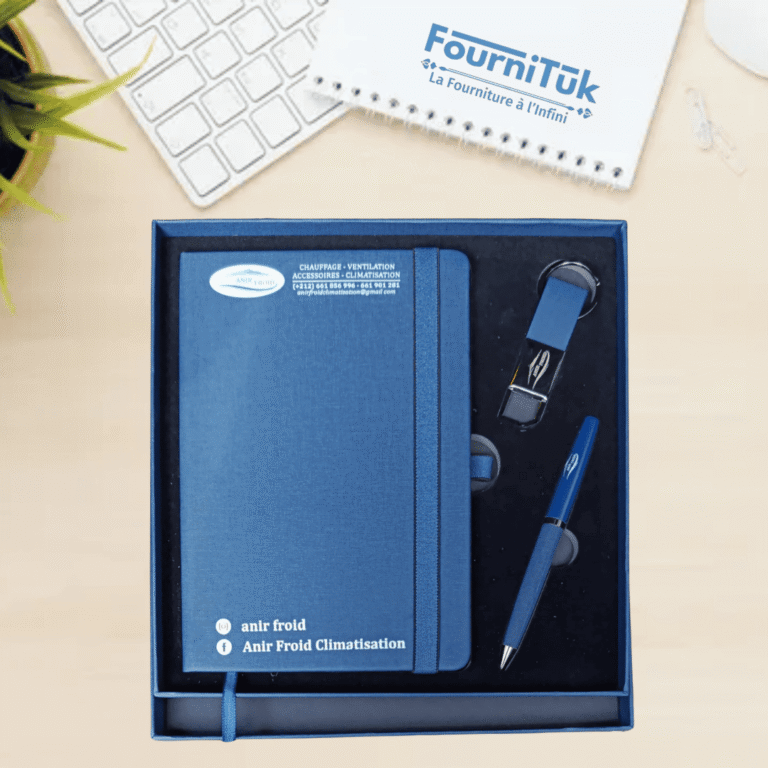 Coffret Notebook & Accessoires Premium – Personnalisable | Cadeau d’Entreprise