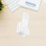 Porte Brochure 1/3 A4 Transparent – Présentoir Publicitaire Comptoir