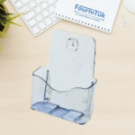 Porte Brochure A5 Transparent – Présentoir Publicitaire Comptoir & Mural 1 Compartiment