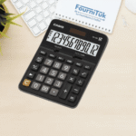 Calculatrice de Bureau 12 Chiffres – Écran Extra Large – Modèle DX-12B | Double Alimentation
