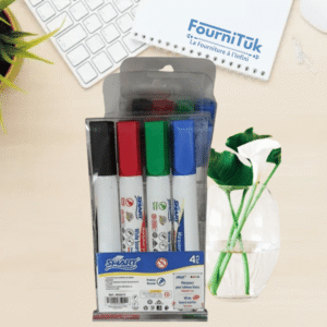 Pochette de 4 Marqueurs Tableau Blanc SMART