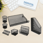 Ensemble de Bureau en Métal – 7 Pcs