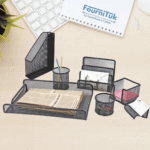 Ensemble de Bureau en Métal – 7 Pcs
