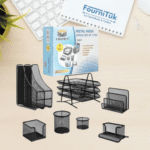 Ensemble de Bureau Métallique 7 Pièces