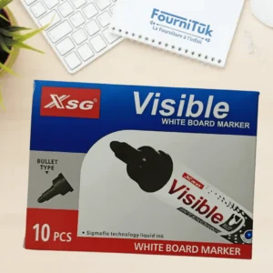 Boîte de 10 Marqueurs Tableau Blanc XSG Visible