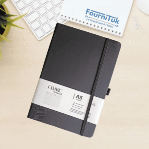 Carnet Classic Notebook A5 Couverture Rigide Noir