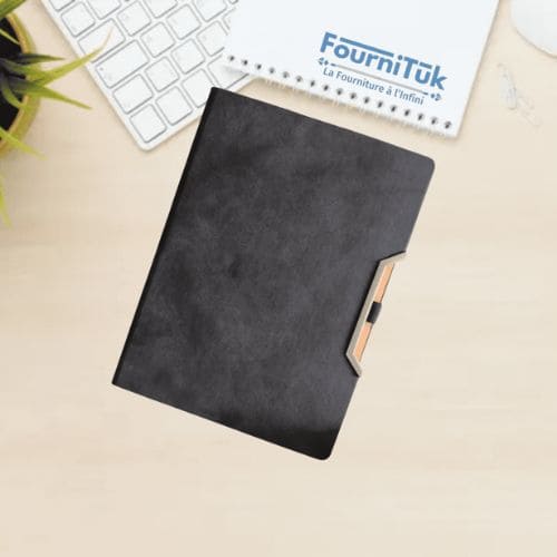 Carnet Note Book A5 Premium Couverture Rigide avec Porte-Stylo