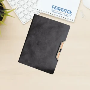 Carnet Note Book A5 Premium Couverture Rigide avec Porte-Stylo