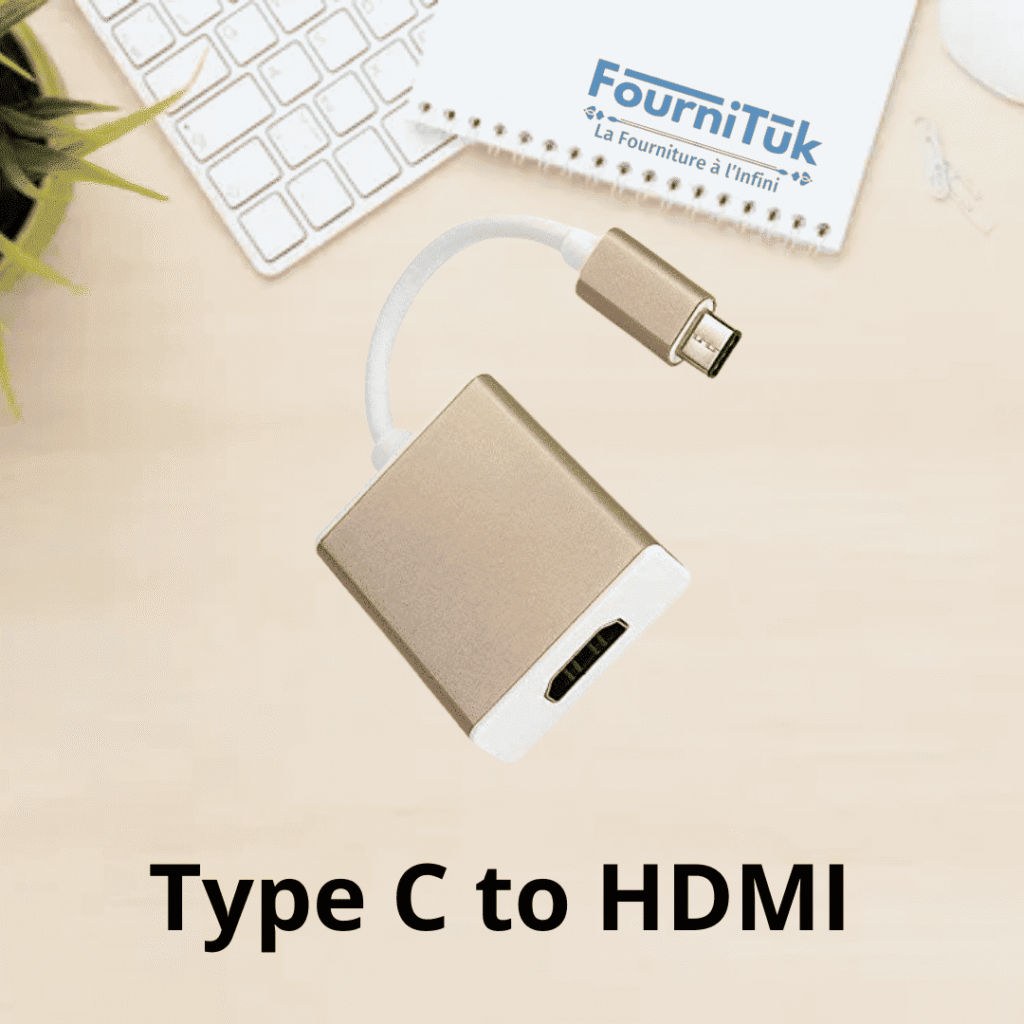 Adaptateur USB Type-C vers HDMI – Convertisseur USB 3.0 Type C vers HDMI