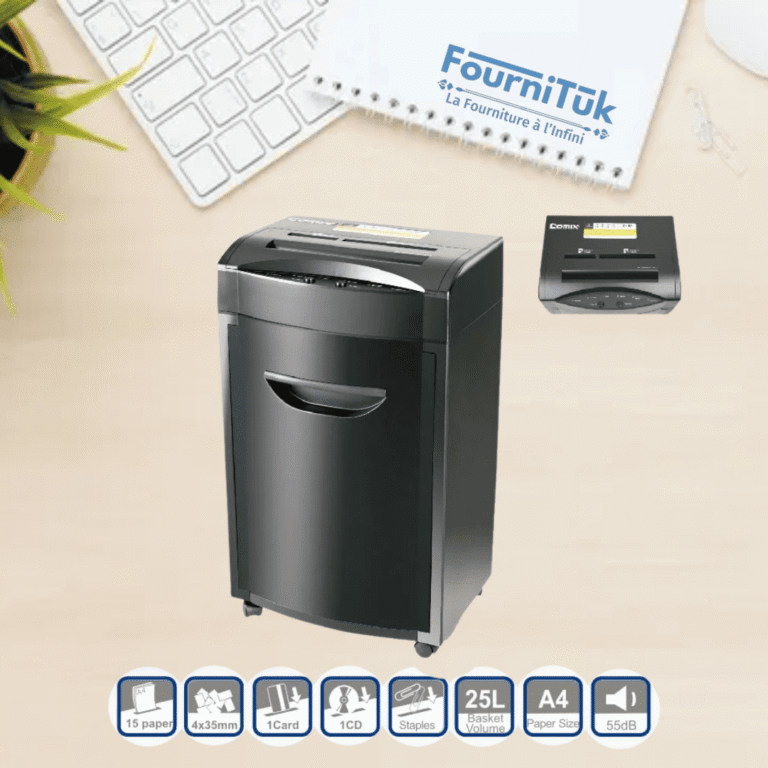 Destructeur de Documents COMIX S516 – Coupe Croisée 4×35 mm