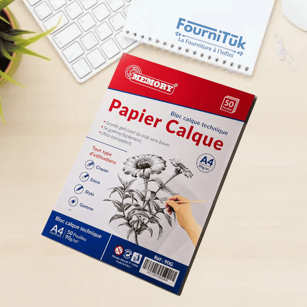 Papier Calque Technique A4 90g/m²
