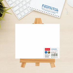 Toile avec Chevalet 20x30 cm – Toile en Coton 280g/m² sur Châssis Bois