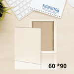 Tableau de Dessin Blanc 60x90 cm – Toile Canvas Haute Qualité 380 g/m² pour Peinture et Art
