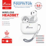 Écouteurs Bluetooth PlusTar Air 8 – Casque Sans Fil HiFi Bluetooth 5.5 avec Boîtier de Charge