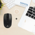 Souris Sans Fil Jertech Colorful JR1 Noir | Mouse Wireless Ergonomique pour Bureau